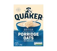 Quaker Porridge Rolled Oats 1,5 kg | Copos de Avena 100% integral 1,5 kg (El embalaje puede variar)