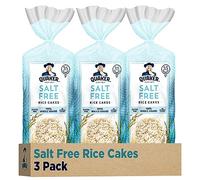 Quaker Tortas de arroz grandes, sin sal, 8.5 onzas (paquete de 3)