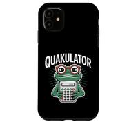 Quakulator Frog con Calculadora Matemáticas Profesor Humor Carcasa para iPhone 11