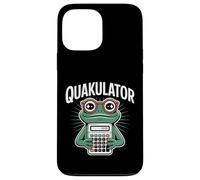 Quakulator Frog con Calculadora Matemáticas Profesor Humor Carcasa para iPhone 13 Pro MAX