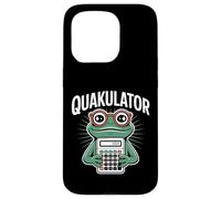 Quakulator Frog con Calculadora Matemáticas Profesor Humor Carcasa para iPhone 15 Pro