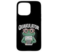 Quakulator Frog con Calculadora Matemáticas Profesor Humor Carcasa para iPhone 15 Pro MAX