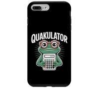 Quakulator Frog con Calculadora Matemáticas Profesor Humor Carcasa para iPhone 7 Plus/8 Plus