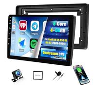 [Qualcomm 8 Core 4+64G] SIXWIN Android 13 Radio Coche para Audi A4 S4 RS4 8E B6 B7(2000-2009) con CarPlay&Android Auto,9 Pulgadas Pantalla Táctil con WiFi6/GPS/Bluetooth5.1/RDS/FM/DSP