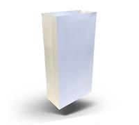 Qualicare 5 X Grueso Poli con RENGLONES Viaje MAR Coche VÓMITO Enfermo Libro Blanco Bolso 23.5 X 12CM