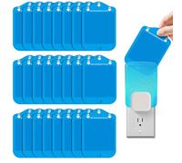 Qualirey Paquete de 25 Cartuchos de Repuesto para Trampa de Moscas compatibles con Trampa de luz de Insectos voladores Raid Essentials, repuestos de Trampa de luz, Tarjeta de Pegamento Fuerte para