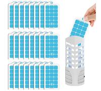 Qualirey Paquete de 25 repuestos de Trampa para Insectos voladores compatibles con VEYOFLY Fly Trap Lamp Refill-VF02, Tablero de Pegamento, Tarjetas de Pegamento Adhesivas de Repuesto para Trampa de