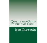 Quality and Other Studies and Essays
