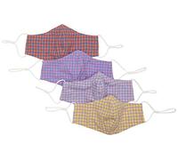 Quality Durables Co. 4-Pack Reusable Woven Face Covering Máscara de Disfraz Unisex Adulto