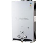 Quality Heating Calentador de Agua a Gas GPL 16 Litros 36 kW Portátil - Calentador Instantáneo a Propano Ajustable 31-72°C, Arranque Baja Presión, para Camper, Caravana, Barco y Exterior