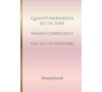 Quality ingredients set the tone .Dotted Journal with Food Planning Index. From Brain Dump to Business Plan. Business Planner Journal. Restaurant/Food ... Freely, and Turn Notes into a Business Plan