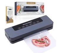 QUALITY PRIME - Máquina Envasadora al Vacio con 10 Bolsas de Vacío, Bolsa de Almacenaje, Gamuza de Limpieza y Tubo de Aspiración Incluidos - Envasadora al Vacio Domestica - Selladora al Vacío