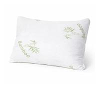 Quality Sleep Almohada con Funda de Bambú 50x70 cm, Blanco | funda de fibra de bambú, 50 x 70 cm, transpirable, termorreguladora, antiácaros, hipoalergénica, blanco