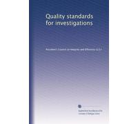 Quality standards for investigations