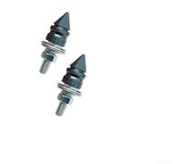Qualoramall 2 tornillos de rosca M6 para matrícula, estilo pagoda, para coche, motocicleta, vehículo, ABS, acero al carbono, rojo, azul, verde, naranja, morado, titanio, oro, plata, negro (titanio)