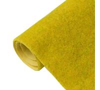 Qualoramall 41 x 100 cm, modelo de hierba de nailon de felpa realista, decoración para casas de juguetes, balcones, habitaciones de niños y zonas de mascotas, verde profundo (amarillo azul)