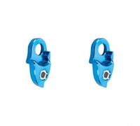 Qualoramall Aleación de aluminio Bicicleta Trasero Desviador Percha Extensor Adaptador para 40T-52T Cassette CNC Hollow Design Ligero Piezas de Bicicleta Accesorios Negro (Azul)
