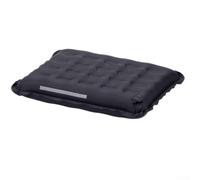 Qualoramall Almohadilla inflable para asiento de camping de 7 cm de grosor, ultraligera, portátil, para silla al aire libre, con válvula de inflado rápido, nailon 40D para senderismo, mochilero y