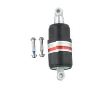 Qualoramall Amortiguador trasero de aleación para bicicleta de montaña, suspensión de resorte para bicicletas plegables eléctricas, amortiguación ajustable, opciones de longitud de 100 mm, 125 mm, 150