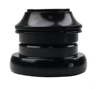 Qualoramall Auriculares de bicicleta de aleación de aluminio de 44-44 mm con doble rodamiento para horquilla recta o cónica de 28,6 mm de diámetro exterior inferior de 39,8 mm, negro