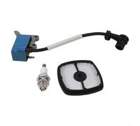 Qualoramall Bobina de encendido, chispa y filtro de aire kit de repuesto para Echo SRM-225, SRM-2320T y PAS-225 desbrozadoras de cuerda y desbrozadoras, metal y plástico