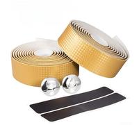 Qualoramall Cinta antideslizante para manillar de bicicleta de carretera, absorción de golpes, cinta de agarre de ciclismo, patrón de fibra de carbono, material de espuma de poliuretano y EVA, cómodo