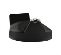Qualoramall Cubierta protectora para recortadora de gasolina, cortadores de hojas, placa protectora de seguridad contra piedras de escombros, ramas, accesorio de plástico (negro M)