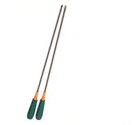 Qualoramall Destornillador ranurado en cruz de varilla larga extendida de 5 × 300 mm de aleación de acero fuerte punta magnética para áreas de difícil acceso con 420 mm de longitud total verde (2