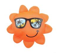 Qualoramall Esponja absorbente de aceite de piscina para limpieza de piscina, spa y bañera, naranja, 23 x 23 x 5 cm, elimina la suciedad de la grasa y los desechos sin configuración complicada