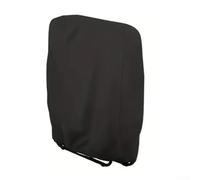 Qualoramall Funda plegable Oxford 210D para silla, 71 x 110 cm, resistente a los rayos UV, impermeable, protector de muebles de jardín para patio, tumbona, color negro