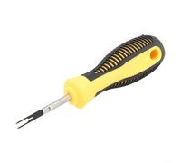 Qualoramall Herramienta de extracción de terminales de coche de acero inoxidable eléctrico extractor de pines de cableado de 2 mm 3 mm llave de conector de arnés de cables automotriz para