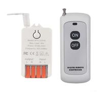 Qualoramall Interruptor de control remoto inalámbrico CA 90 V a 250 V 16 A, actuador lineal, controlador de interruptor remoto hacia adelante y marcha atrás para actuadores lineales, cortinas