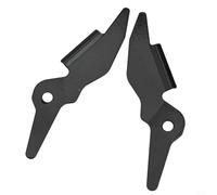 Qualoramall Juego de soportes de parachoques delantero izquierdo y derecho del pasajero, construcción de metal compatible con Q50 2014-2022 OEM 622224GA0A 622234GA0A IN1033101 IN1032101 E