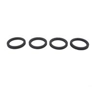 Qualoramall Junta de cabeza de grupo de silicona de 70,4 mm para máquina Rancilio Espresso, anillo de sellado, sello de cabeza de cerveza, resistente a altas temperaturas, pieza de repuesto negra (1