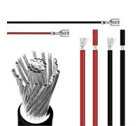 Qualoramall Kit de conectores de pala de 30 piezas de 2,8 mm, 4,8 mm, 6,3 mm con mangas aislantes, terminales hembra de cobre estañado para cables de altavoz, proyectos eléctricos de bricolaje