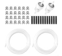 Qualoramall Kit de línea de combustible para calentador diésel de 5 m con filtros de malla dobles y abrazaderas de manguera para calentadores de estacionamiento de 2 kW 5 kW 8 kW para camiones