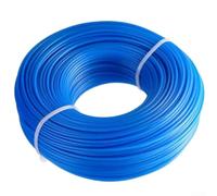 Qualoramall Línea redonda de nailon para recortadora de césped resistente para malas hierbas de césped, corte de hierba para jardín malas hierbas, recortadoras eléctricas de 0.65 pulgadas de diámetro