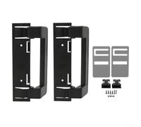 Qualoramall Manija de puerta de refrigerador RV para modelos DM2672 DM2682 DM2872 DM2882 pieza de repuesto 3316882900 aleación y construcción ABS negro ajuste alta universalidad con 2 asas a