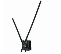 Qualoramall Mecanismos de motor de reloj de alto par I eje de mano de cuarzo DIY mecanismo de movimiento de reloj de pared con manos de pala larga funciona con pilas piezas de repuesto