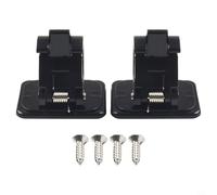 Qualoramall Organizador de caña de pescar montado en la pared con clips de almacenamiento ABS para un soporte seguro y equipo de pesca que ahorra espacio, adecuado para uso doméstico o pescador de