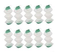 Qualoramall Paquete de 10 pantallas plegables de tres capas para lámparas Coleman Xuefeng GL-300A, gas queroseno propano, 7 cm de diámetro, cubierta de malla verde para camping, senderismo, emerger