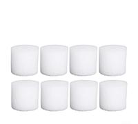 Qualoramall Paquete de 100 esponjas sin suelo de 30 x 32 mm y 30 x 40 mm, crecimiento blanco para comenzar frutas, verduras, flores, jardinería interior y exterior (30 mm x 40 mm)