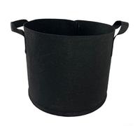 Qualoramall Paquete de 5 bolsas de cultivo de plantas de 7 galones, macetas de tela no tejida con asas para verduras, flores, hierbas, jardinería, al aire libre, interior, guardería, contenedor negro