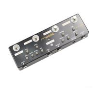 Qualoramall Pedal multiefectos de guitarra 5 en 1 con distorsión, sobremarcha, retardo, reverberación y bucle, camino de señal de derivación verdadera, fuente de alimentación de 9 V para guitarristas