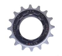 Qualoramall Piñón trasero para bicicleta de una sola velocidad 12T 16T para bicicleta Fixie Track Bike y E-Bike, plata u oro o rosca métrica, 60 g (16T tipo A)