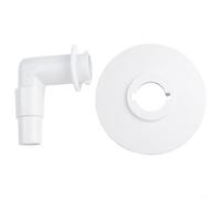 Qualoramall Placa de vacío Skimmer con codo de 90 grados para skimmers de piscina Hayward, adaptador de 15 cm para mangueras de 2 pulgadas y 1.25 pulgadas, repuesto para herramientas Swimline 8939