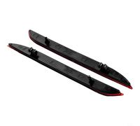 Qualoramall Reflector de parachoques trasero para Ford 2015 2016 2017 rojo ABS plástico exterior cubierta de luz de seguridad izquierda y derecha lado de repuesto juego de 2