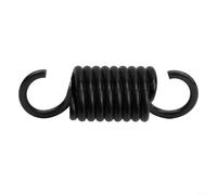 Qualoramall Resorte de retorno del cambiador de neumáticos para válvula neumática y pedal de rotación de plato giratorio, resorte de tensión de metal de 2-3 mm de diámetro del alambre en negro para