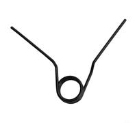 Qualoramall Resorte de retorno del cambiador de neumáticos para válvula neumática y pedal de rotación de plato giratorio, resorte de tensión de metal de 2-3 mm de diámetro del alambre en negro para