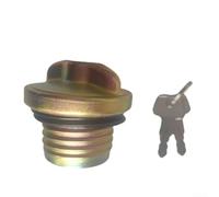 Qualoramall Tapa de depósito de combustible de metal dorado compatible con E21 320i 630CSi 1977 1979 y 1971 1979 411 412 Fastback Karmann Squareback OEM 321201551